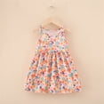 thumbnail image 5 of YUSIM Toddler Girls Floral Dresses- Flowy Cute Casual Sleeveless Summer Shirt Dress Yellow Size 4 T, 5 of 5