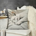 thumbnail image 2 of YINGXI  Cat Throw Pillow Covers Animal Painting Pillow Cases Pet Farmhouse Decorative Cushion Covers for Sofa Couch 18x18in, 2 of 5