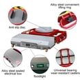 thumbnail image 5 of 50 Tons Electric Machine Mover Skate,Electric Machinery Skate, 360° Mobile Transportation Tank Trolley,Industrial Heavy Machine Dolly Skates, 5 of 7