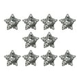 thumbnail image 2 of Colgantes de Estrella de Navidad BLESIY decoración para fiestas suministros de boda gris 10 Uds, 2 of 8