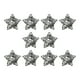 thumbnail image 2 of 10 colgantes de estrella de Navidad con pentagrama reutilizable para decoración colgante gris, 2 of 9