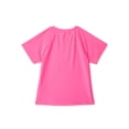 thumbnail image 2 of Wonder Nation Girls Solid Short Sleeve Rash Guard, Sizes 4-18 & Plus, 2 of 3