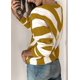 thumbnail image 5 of Suéter PRETTYGARDEN 2025 Cuello en V a Rayas Mostaza Talle S, 5 of 5
