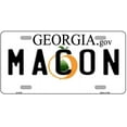 thumbnail image 1 of Macon Georgia Novelty Metal License Plate LP-6145 By Smart Blonde, 1 of 3