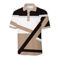thumbnail image 4 of Camisas de Manga Larga para Hombres Impresos Girar Hacia Abajo Botones de Cuello Lateral Dividido, Casual Camiseta Blusa para Hombres, 4 of 4