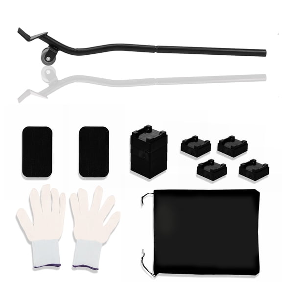 Sutowe Furniture Lifter Tool Metal Furniture Shifting Bar Strong Load Bearing Home Furnishings Lifter Tool Easy to Move for Cabinet