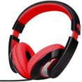 thumbnail image 1 of Auriculares estéreo Rockpapa On Ear para adultos y niños ajustables con graves profundos para MP3/4 DVD Smartphones Laptop Tablet en Carro/Avión Negro/Rojo, 1 of 3