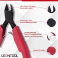 thumbnail image 3 of Micro Wire Cutter for Electronics, 4 Inch Precision Mini Flush Cutters, Spring Loaded Side Cutters, Small Wire Snips Cutters, Zip Tie Cutter, Sprue Cutters for Plastic Model In Confined Areas, 3 of 7