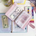 thumbnail image 3 of Muyoka Carpeta de presupuesto A6 con sobres de dinero en efectivo, sobres de planificador de presupuesto de cuero PU, carpeta de dinero, planificador diario, carpeta de ahorro de dinero, recibos de fa Muyoka Hogar, 3 of 7