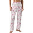 thumbnail image 6 of PRIYAL Mens PJ Pajama Pants Baseball Leopard Pattern Bottoms Lounge Pants Sleepwear, 6 of 10