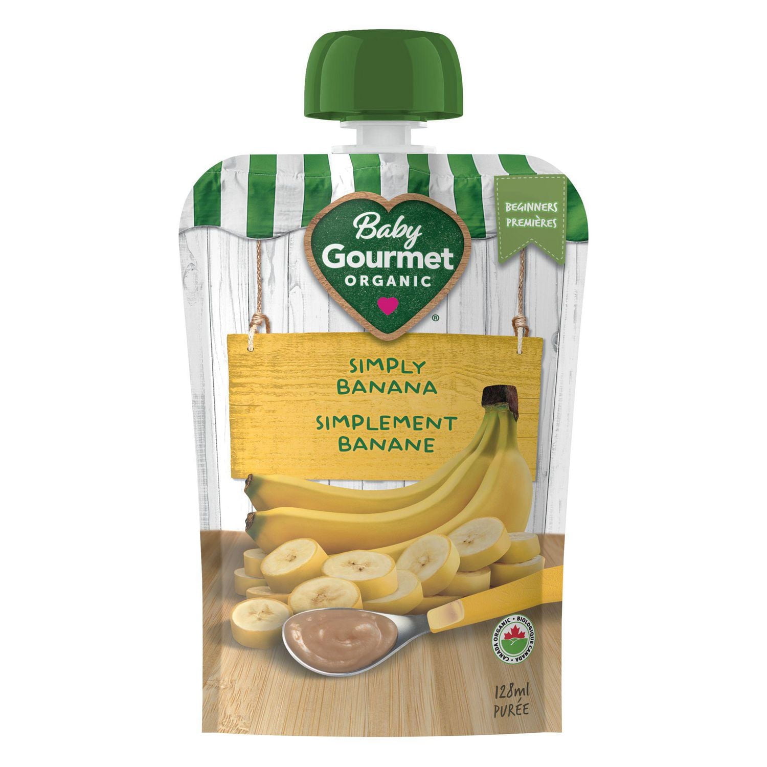 Roasted Banana Banana Puree For Month Baby Baby Gourmet Organic