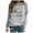 Gray, variant on Neewe Women's Oversized Sweatshirt Crewneck Long Sleeve Casual Loose Pullover Tops