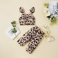 thumbnail image 2 of Eleanos Baby Girl Cute Leopard Print Sling Two Piece Set, 2 of 6