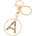 thumbnail image 1 of Letter Keychain,26 Letters A-Z Decorative Letter Keychain,Name Keychain for Women Girls Men Teenager Gift, 1 of 5