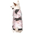thumbnail image 1 of Fotbe Swan And Flowers2 Sudadera con Estampado para Perros Pequeños – Suéter con Capucha para Mascotas, Tela Suave de Forro Polar con Bolsillo-XX-Large, 1 of 7