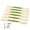 Green*6PC, variant on Cotton Swabs Cat Toys with Catnip, 6pcs Giant Kitten Chew Sticks for Indoor Boredom, Durable Dental Teething Ropes, Big Interactive Felt Kitty Kicker Play Lover Gift Accessories