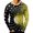 Yellow, variant on ZXLBBD Tshirts Shirts for Men Sports Digital 3D Printing Workout Shirts Round Neck Long Sleeve Fashion Top T Shirts for Man Casual,Blue,L