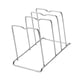 thumbnail image 3 of Organizador de tapas de ollas y sartenes, multiusos, reutilizable plata, 3 of 9