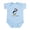 Sky Blue, variant on CafePress - P Is For Puffin Infant Bodysuit - Baby Light Bodysuit, Size Newborn - 24 Months