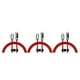 thumbnail image 5 of Moyic Cable de datos portátil 5A antioxidante 1,2 m 480 Mbps transmisión rápida carga rápida Cable de nailon tejido rojo 20 W tipo 3 Rojo 20W Tipo 3 3Conjunto, 5 of 6