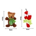 thumbnail image 2 of Juguetes de peluche navideños para perros: juguetes masticables de peluche, juego de juguetes interactivos para cachorros compatible con mascotas pequeñas y medianas, 2 of 5