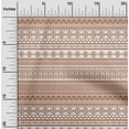 thumbnail image 1 of oneOone Tissu Polyester Lycra Brun Rouille Matériau de Robe Tribale Aztèque Tissu Imprimé au Mètre 56 Pouces de Large, 1 of 1