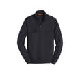 thumbnail image 3 of CornerStone Unisex Half Zip Job Shirt | Lightweight Fleece Jacket for Men & Women, Casual Pullover Sweater with Pockets, 3 of 4
