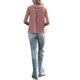 thumbnail image 3 of INSPIRAR CHIC Blusa de cuadros vintage para mujer con cuello Peter Pan y volantes, sin mangas, cierre de botones, talla L, rojo, 3 of 6