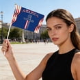 thumbnail image 4 of 1Pc 250 Anniversary Usa Small Stick Flags American Anniversary Flag Handheld Flag for Outside 4Th Of July Independence Day Patriotic Signs Hand Held Flags for Room House Welcome Lawn Backdrop Parade, 4 of 8