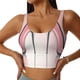 thumbnail image 1 of Fotbe High Heel Shoes Butterfly Sujetador Deportivo Largo sin Aros para Mujer con Almohadillas y Soporte Medio, Transpirable y Absorbente, Camiseta Tipo Chaleco o Tank Top-X-Large, 1 of 8