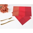 thumbnail image 6 of Unique Bargains Set of 6 Placemats for Dining Table Decor Wipeable Table Mat Red, 6 of 7