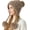 Brown, variant on XL Size Women Winter Sherpa Beanie Hats Knit Ear Flaps Peruvian Cover Ears Fleece Lined Fluffy Ski Snow Hat Large Head