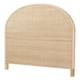 thumbnail image 2 of bali & pari Lanica Japandi Headboard, King, Pale brown, 2 of 8