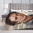 thumbnail image 4 of Mark Ruffalo Blanket Soft Flannel Fleece Throw Blanket Pattern Warm Plush Blankets 80"x60", 4 of 6