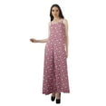 thumbnail image 2 of Moomaya Sleeveless Womens Cocktail Dresses Printed Rayon Plus Size Dress, 2 of 4