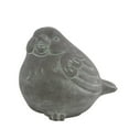 thumbnail image 6 of Cement Sitting Bird Figurine, Gray Decorative Bird Statue for Home & Shelf Décor, 6 of 9