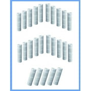 CFS - 10"x2.5" String Wound Sediment Water Filter Cartridges , 25 Pack