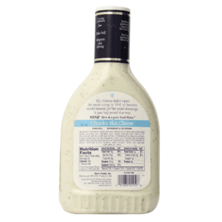 Ken's Steak House, Chunky Blue Cheese Dressing, 16 fl oz, Pack of 2