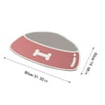 Dog And Cat Bowl Mat For Food And Water Dry Rubber Easy Clean And No