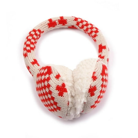 MUK LUKS Girl's Heart Faux Fur Earmuffs
