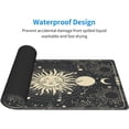 thumbnail image 5 of Large Mouse Pads Black Gold Tarot Moon Phases Sun Moon Stars Non-Slip Rubber Base Gaming Mousepad, Keyboard and Mouse Pad with Stitched Edges,PC Desk Mat for Game,Work,Office(31.5"*11.8"), 5 of 6