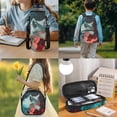 thumbnail image 3 of Yspwyqan Fire White Wolf 4Pcs Kids Backpack Set with Lunch Box Pencil Case Water Bottle, Lightweight Large Capacity Boys Backpack Set for Elementary School, 3 of 7