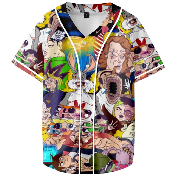MeatCanyon 3D Baseball Uniform Internet Celebrity Harajuku Streetwear Women Man Unisex Casual Fashion