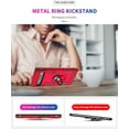 thumbnail image 3 of for Google Pixel 6a case Heavy Duty Rugged Full Body Scratch Proof Shockproof Screen Camera Protection Built-in 360 Ring Kickstand Military Hard Back Phone Cover for Men Women Red, 3 of 14