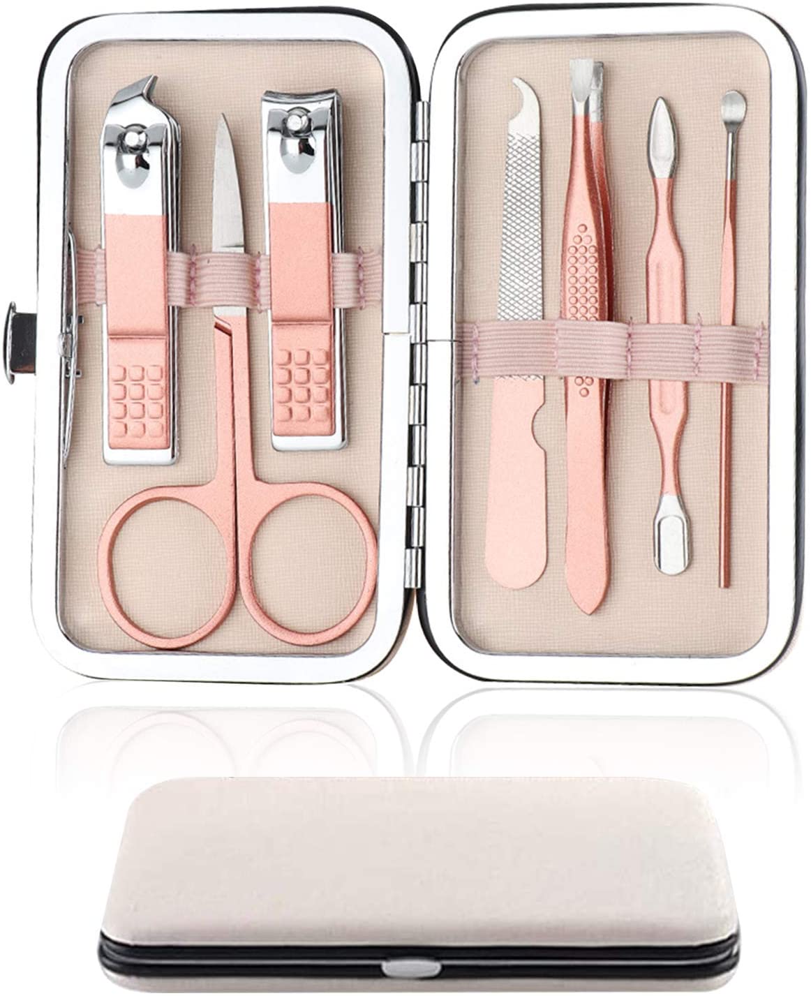 TORUBIA Manicure Set 7 Pcs Professional Nail Clippers Kit for Women
