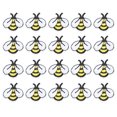 thumbnail image 1 of 20pcs Cartoon Bee Sewing Patches Decorative Cloth Applique for Jeans Bags, 1 of 8