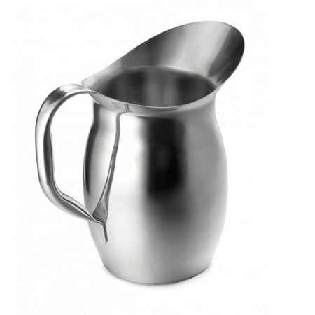 

3 Qt Bell Water Pitcher Stainless Steel Mirror Finish