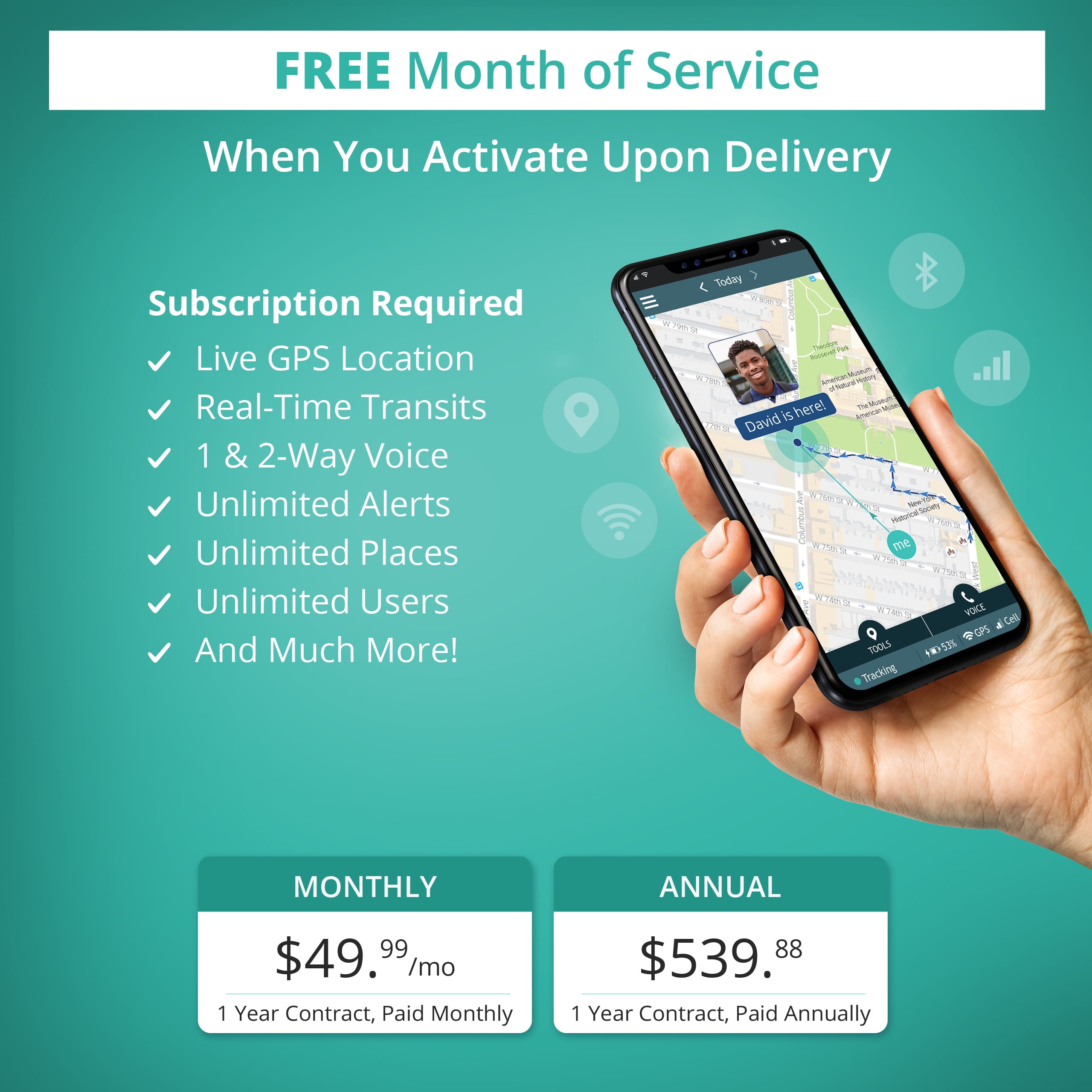 AngelSense Personal GPS Tracker for Kids, Teen, Autism, Special Needs, Elderly, Dementia - 2-Way Auto-Answer Speakerphone & SOS Button - School Bus Tracking - Easy-to-Use App (Subscription Required)