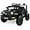Black, variant on Lumiparty 12V Ride On Toy, Kids Ride On Truck Car with Remote Control, Steering Wheel Music, Kid Electric Vehicles with Led Lights, 2 Speeds, for Age 3-5, Pink