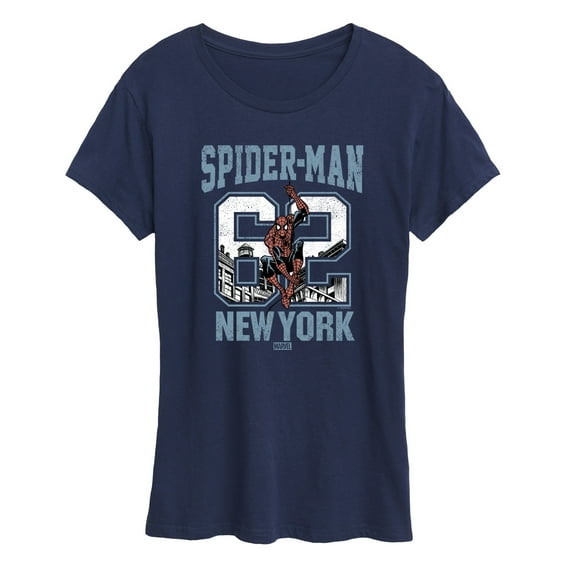 Marvel Spider-Man - 62 New York - Ladies Short Sleeve Graphic T-Shirt